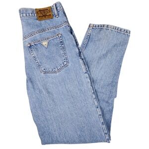 VTG 90s Guess Pascal 075 Jeans Mens 36x34 Blue Denim Loose Fit Tapered Hip Hop